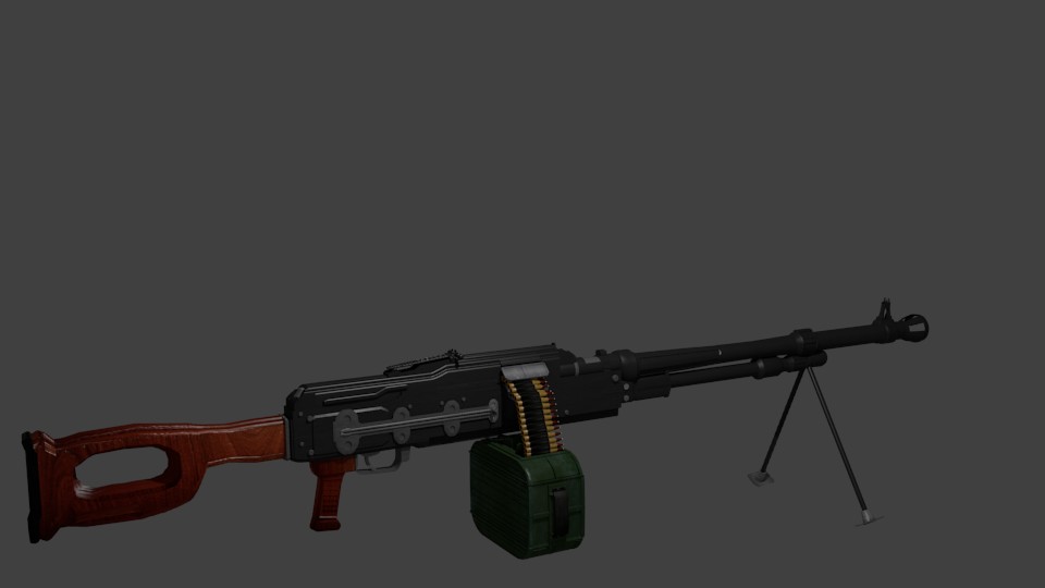 PK-M Kalasnikov Medium Machinegun preview image 1